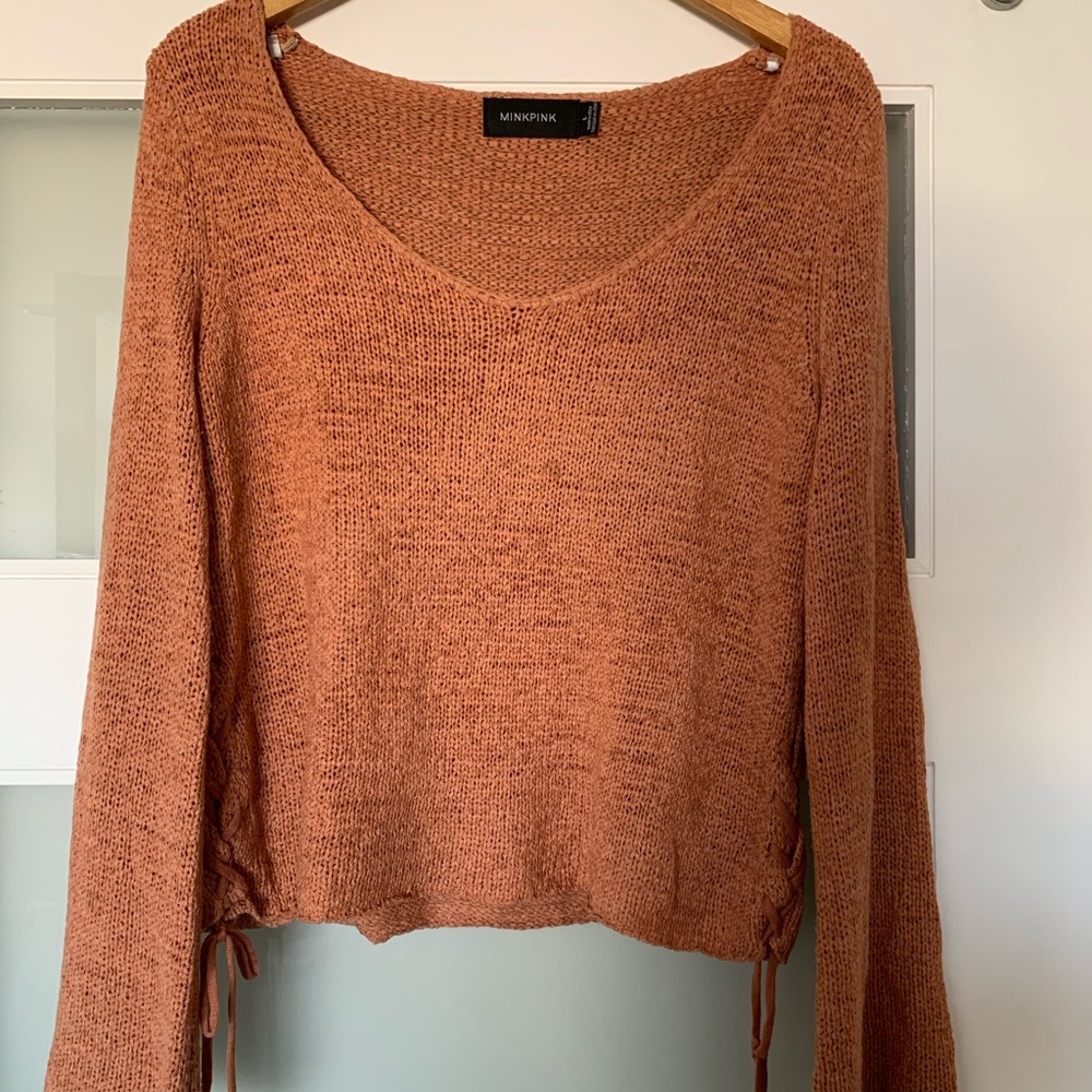 Mink Pink Bohemian v neck sweater